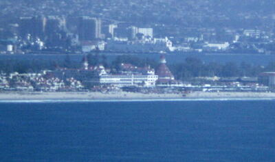 Hotel from Point Loma