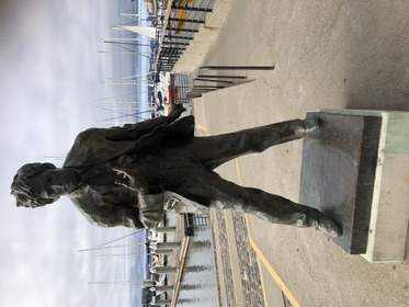 Jack London Statue