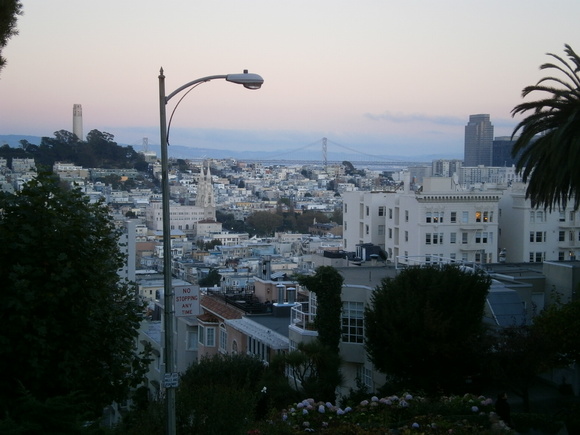 View from Lombard and Hyde