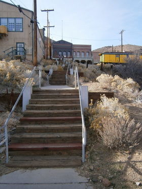 Stairs down from C Street