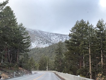 Snow on Mt. Rose Highway