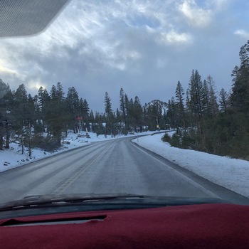 Snowy Mountain Road