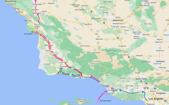Central California Routes