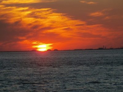 Sunset from Ferry